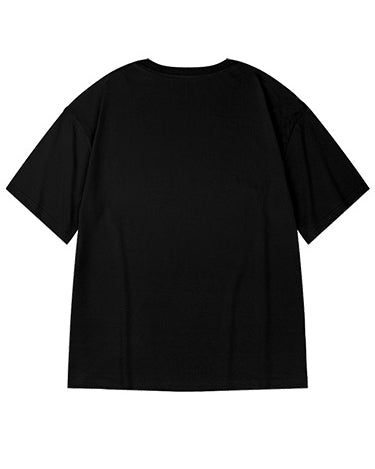 ネックロゴアーチデザイン半袖Tシャツ U2160