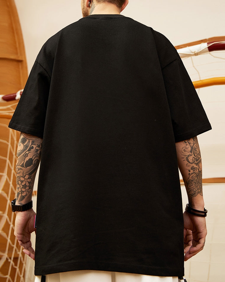 アートシルエットプリント半袖Tシャツ U2182