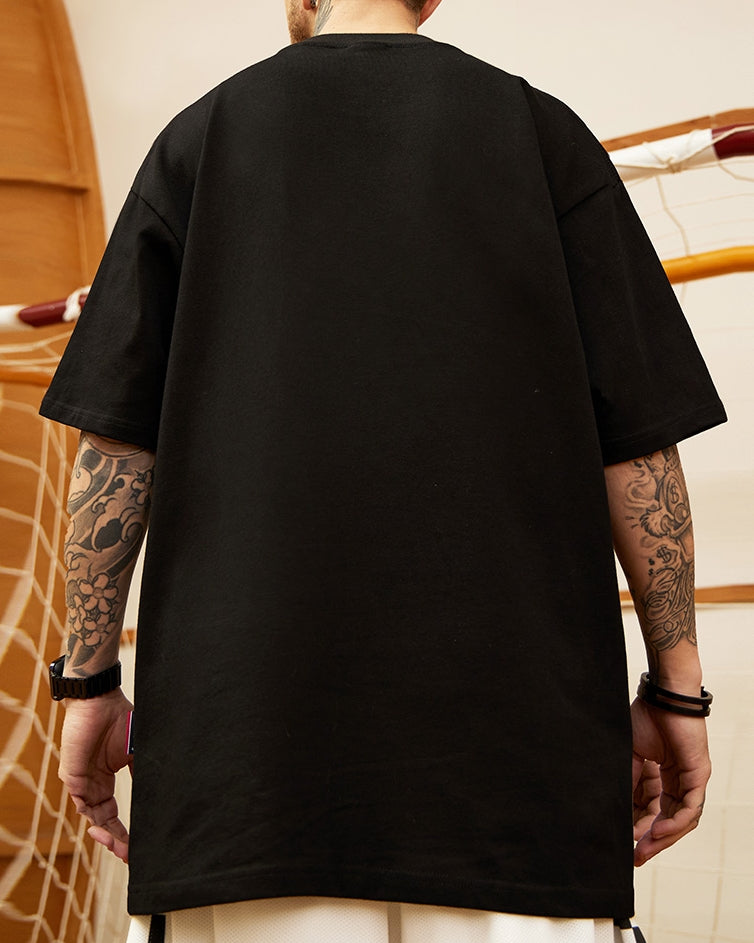 ミニマルラインモチーフ半袖Tシャツ U2119