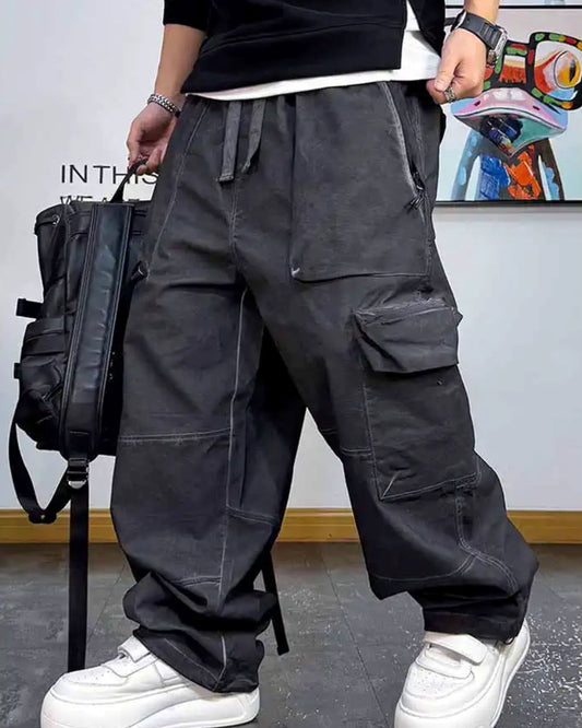 ワイドシルエットウォッシュドパンツ U2051