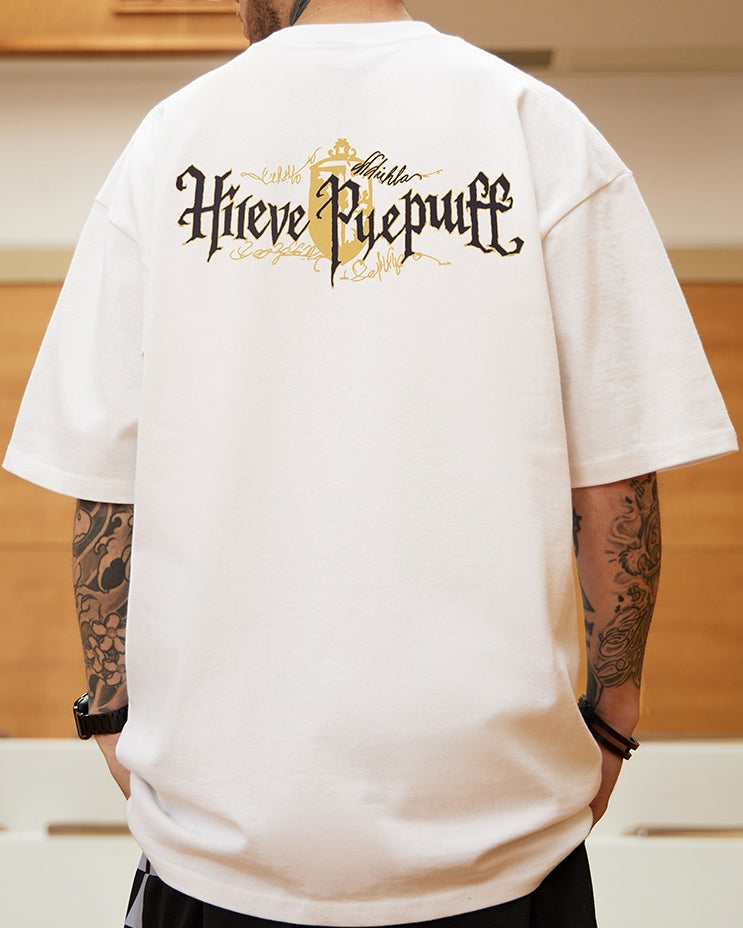 ダークフォントグラフィックデザイン半袖Tシャツ U2168