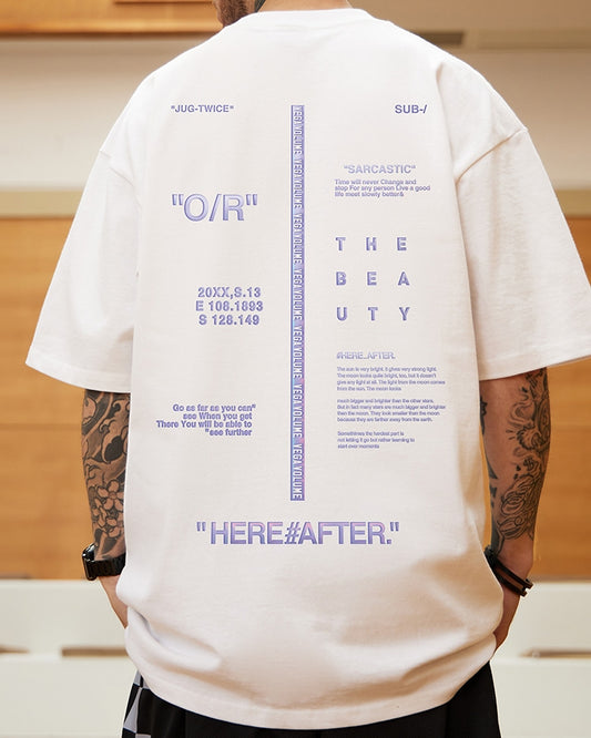 【OUTLET/即納】ストリートテイストグラフィック半袖Tシャツ  U2297