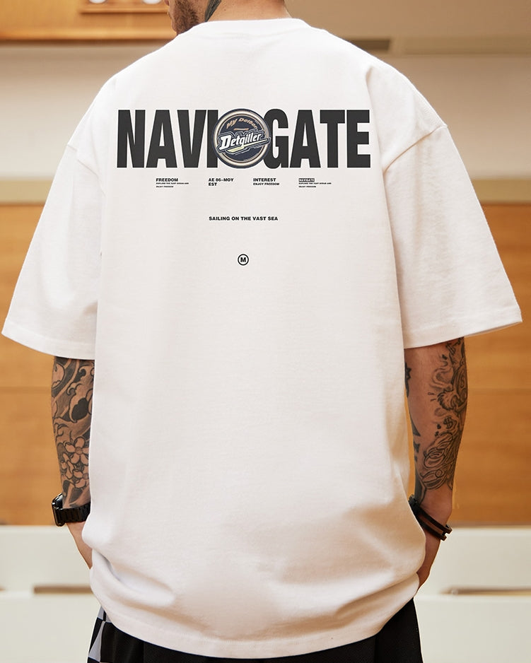 ストリートロゴタイポグラフィ半袖Tシャツ U2195