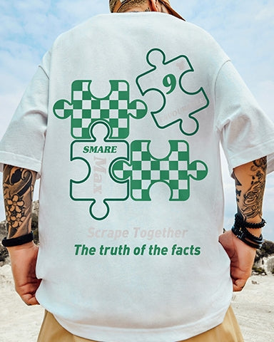 ロジカルピースデザイン半袖Tシャツ U2252