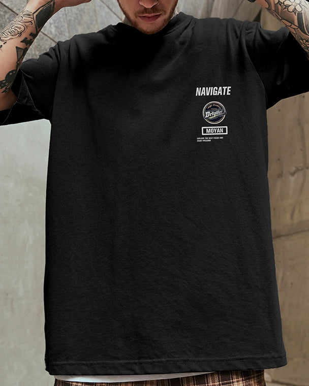 ストリートロゴタイポグラフィ半袖Tシャツ U2195