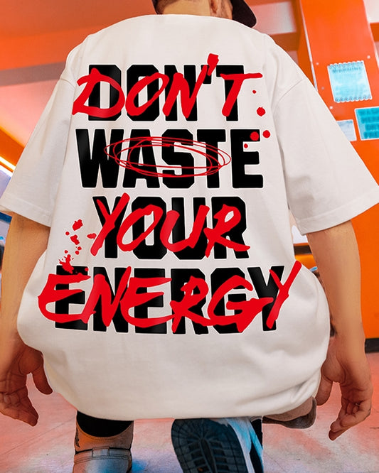 ビッグフォントアグレッシブロゴ半袖Tシャツ U2484