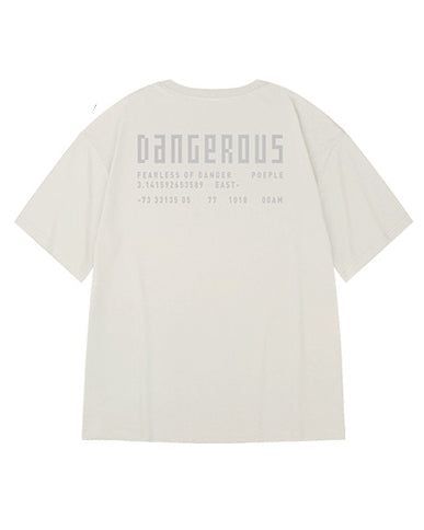 サイファーテキストデザイン半袖Tシャツ U2147
