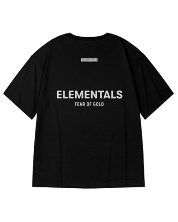 シンプルモノトーンストリート半袖Tシャツ U2298