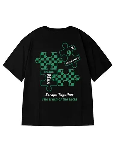 ロジカルピースデザイン半袖Tシャツ U2252