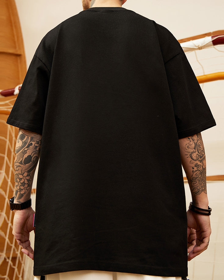 ネックロゴアーチデザイン半袖Tシャツ U2160