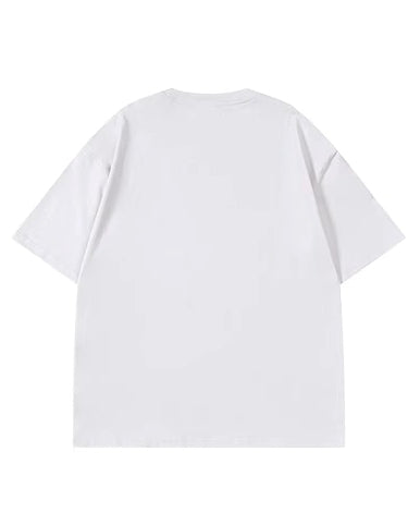 レトロスタイルエンブレム半袖Tシャツ U2137
