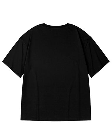 ピンクロゴメッセージプリント半袖Tシャツ U2162