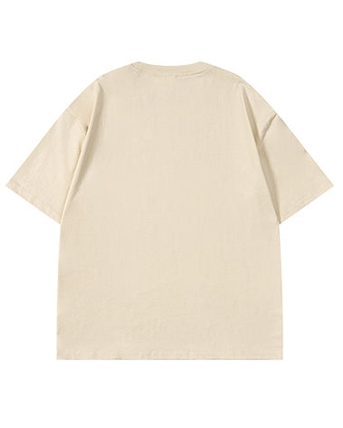 パームツリーグラフィック半袖Tシャツ U2181