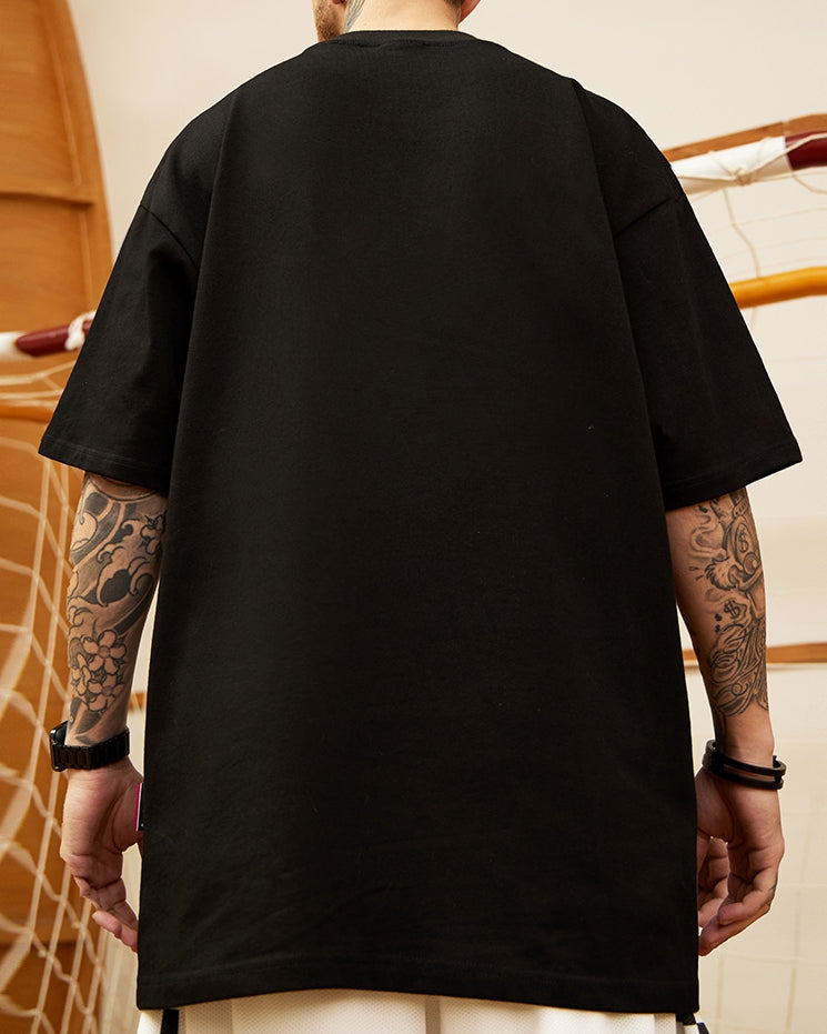 タイポグラフィモチーフグラフィック半袖Tシャツ U2134