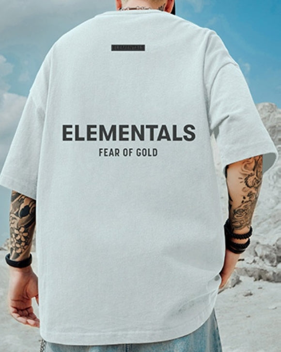 シンプルモノトーンストリート半袖Tシャツ U2298