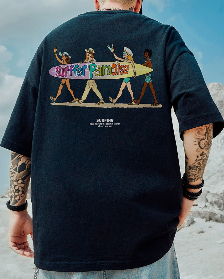 ビーチライフ半袖Tシャツ U2217