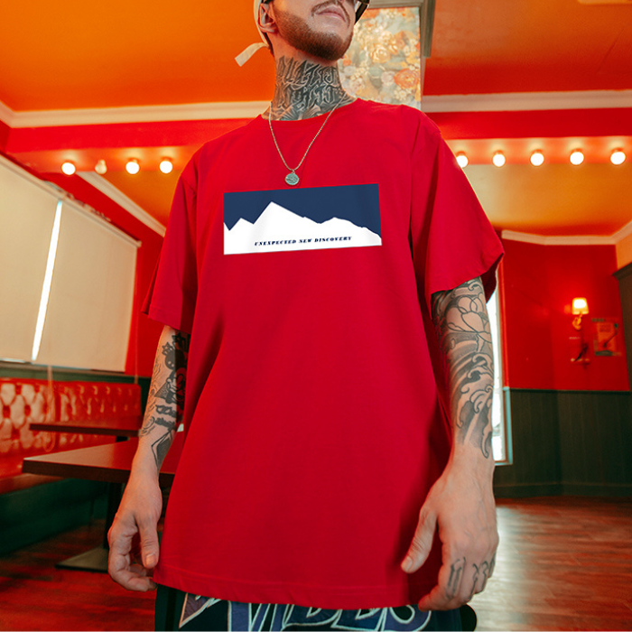 ストリートプリント半袖Tシャツ U1731