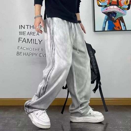 ルーズドレープストレートカジュアルパンツ U1997