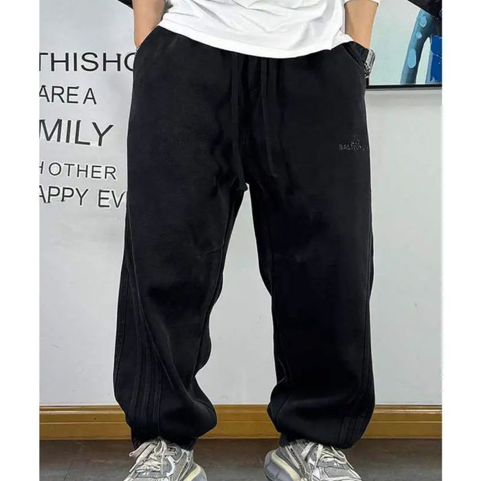 カジュアルドローストリングストレートスウェットパンツ U2014