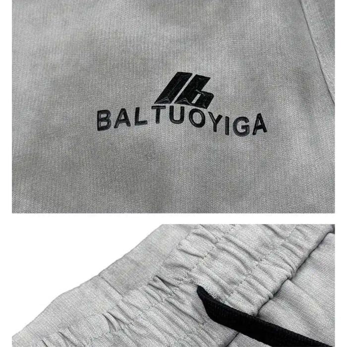 カジュアルドローストリングストレートスウェットパンツ U2014