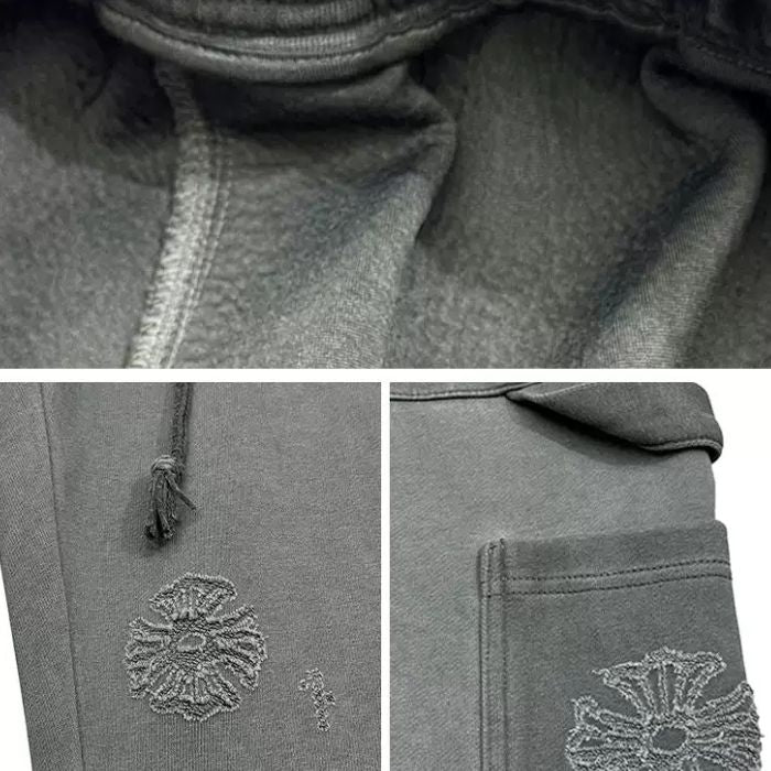 ウォッシュ ルーズ ドローストリング スウェットパンツ U2018