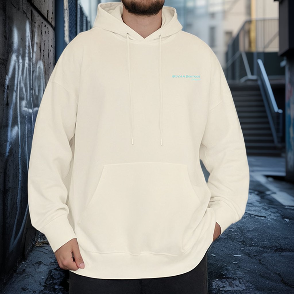 ボールドフェザーバックプリントパーカー U2387