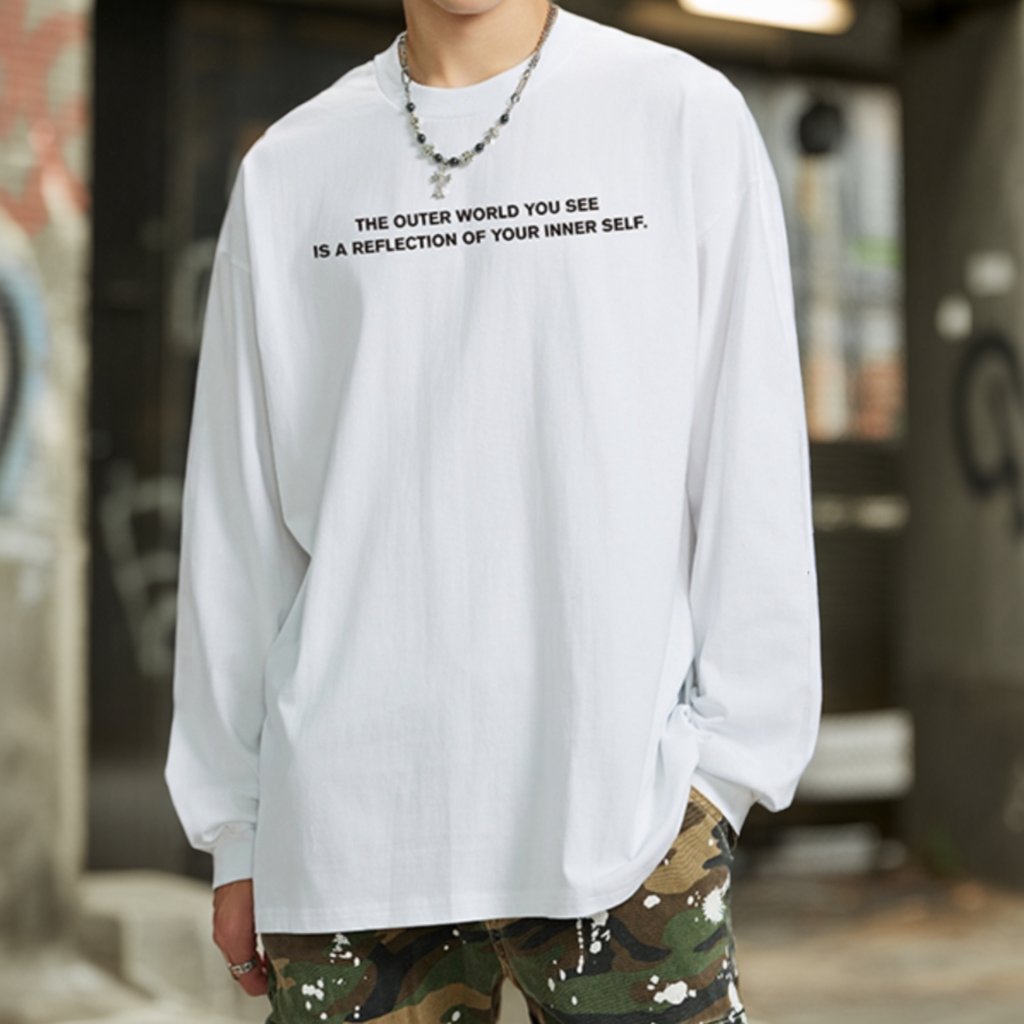 ブラックホール長袖Tシャツ U1684