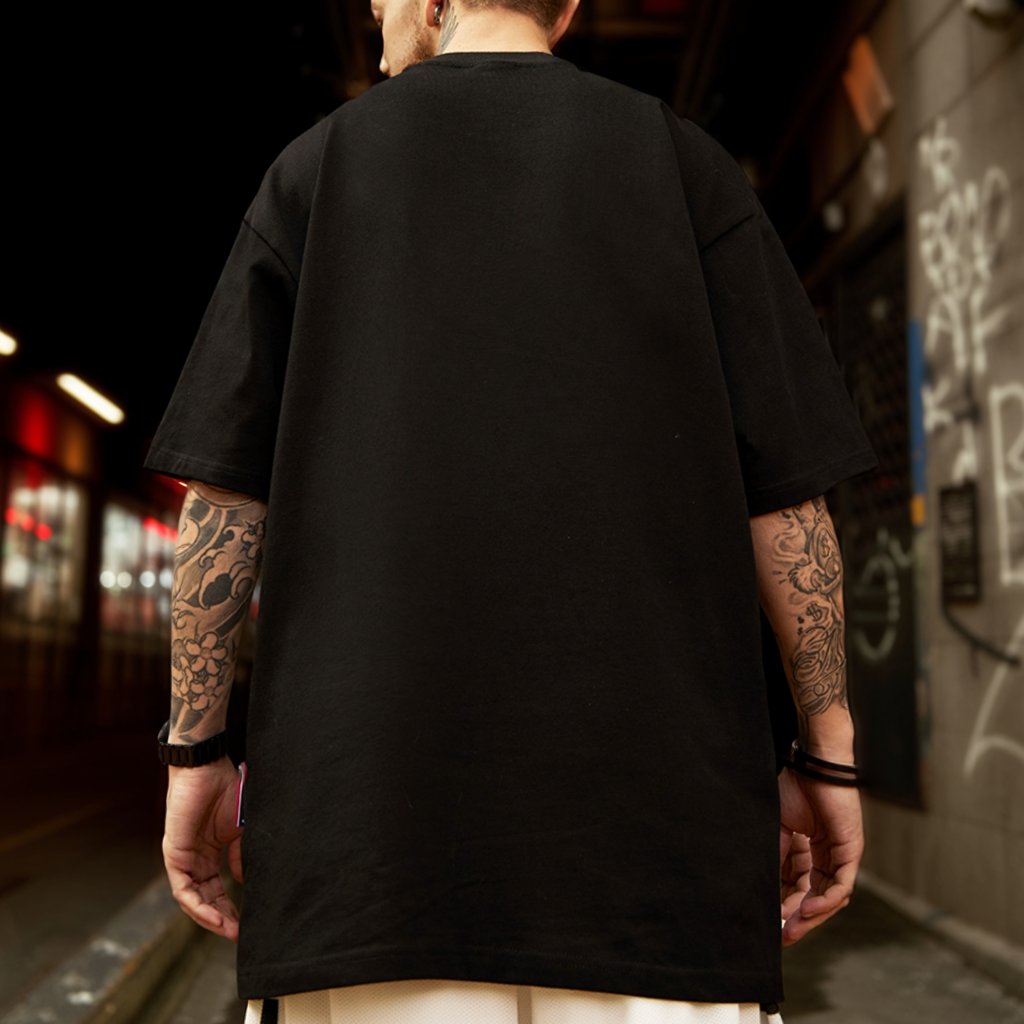 ペイズリーベアグラフィック半袖Tシャツ U2188