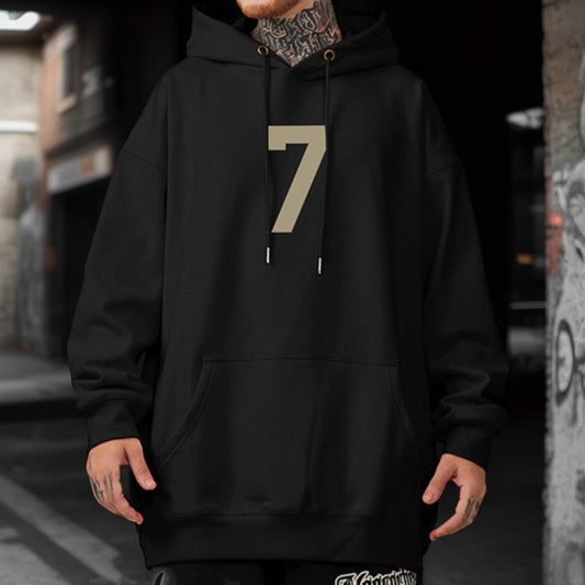 ナンバリングフロントデザインパーカー U2401