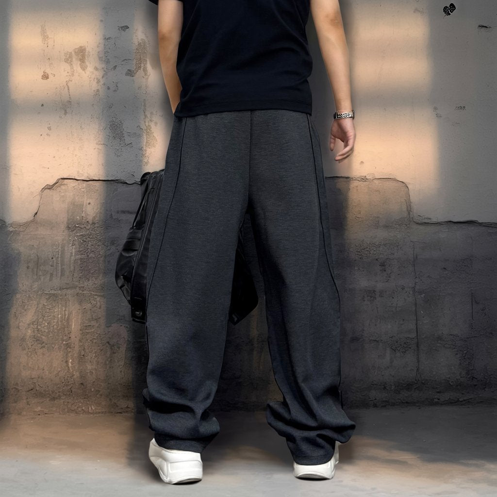 ワイドシルエットドローストリングパンツ U2509