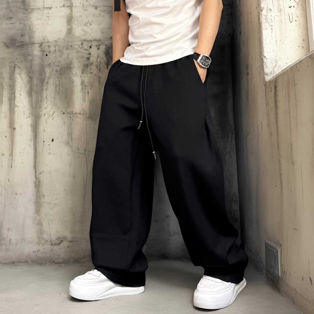 ワイドシルエットドローストリングパンツ U2509