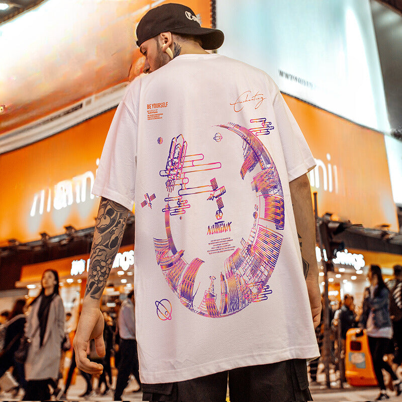 グラフィックデザイン半袖Tシャツ U1842