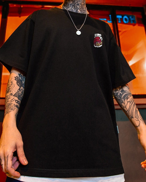 ヒップホップルーズ半袖Tシャツ U1841