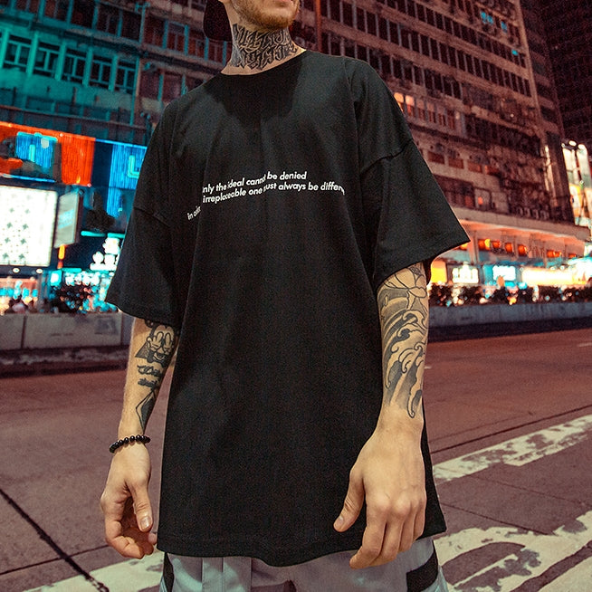 【OUTLET/即納】ヒップホップトレンド半袖Tシャツ U1738