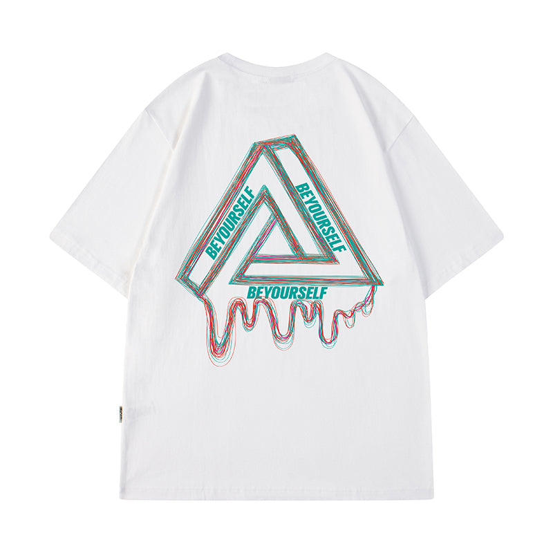 アメリカンレトロヒップホップ半袖Tシャツ U1674