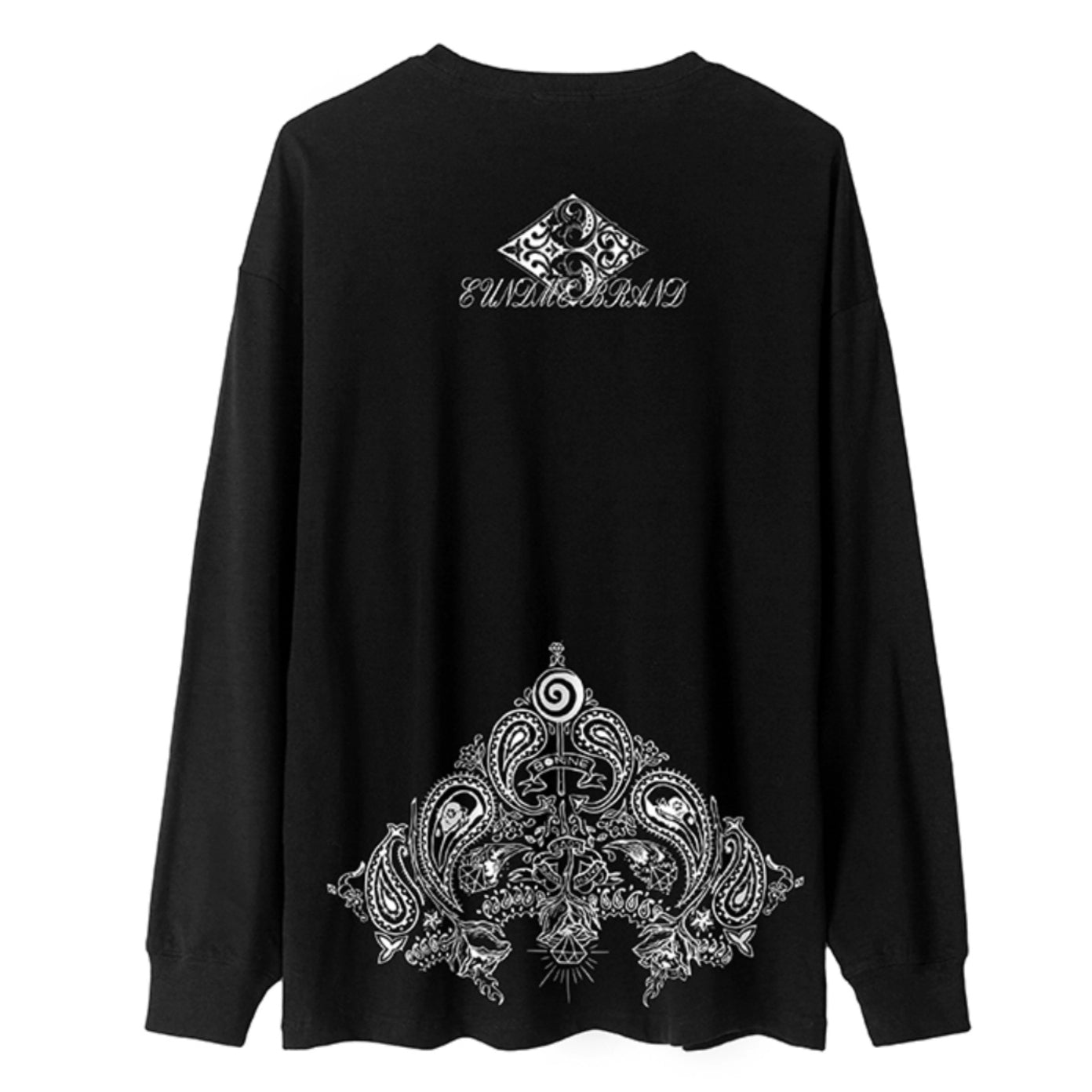 【OUTLET/即納】ラウンドネックルーズ長袖Tシャツ U1880