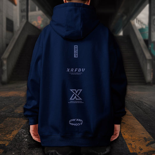 シンプルロゴレタリングデザインパーカー U2388