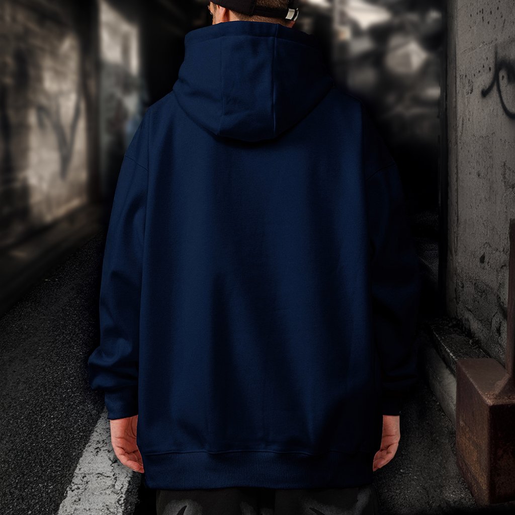 レタリングフロントデザインパーカー U2389