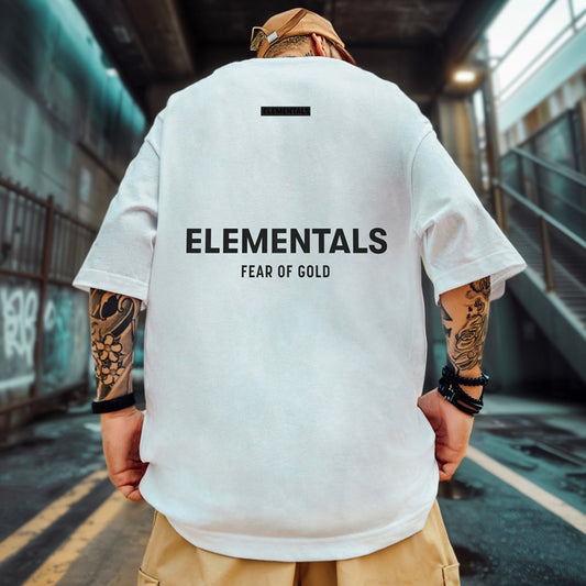 シンプルモノトーンストリート半袖Tシャツ U2298