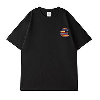 【OUTLET/即納】グラフィックバックプリントルーズ半袖Tシャツ U2488