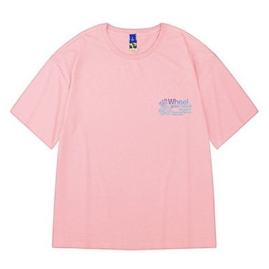 グラデーションベアバックプリント半袖Tシャツ U2320