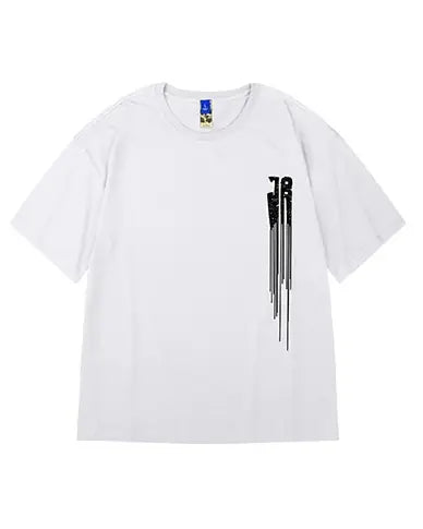 【OUTLET/即納】ドリップロゴワンポイント半袖Tシャツ U2250