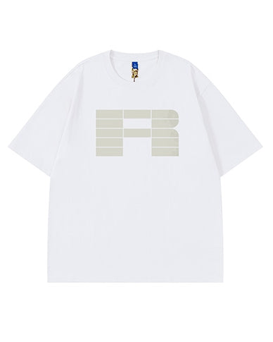 ブロックロゴフロントプリント半袖Tシャツ U2185