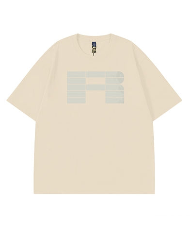 ブロックロゴフロントプリント半袖Tシャツ U2185