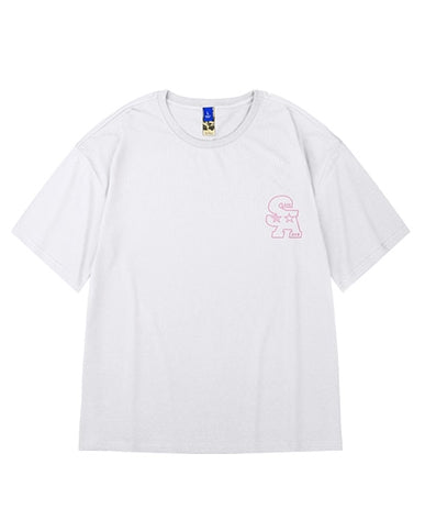 スターナンバーコンセプトデザイン半袖Tシャツ U2167