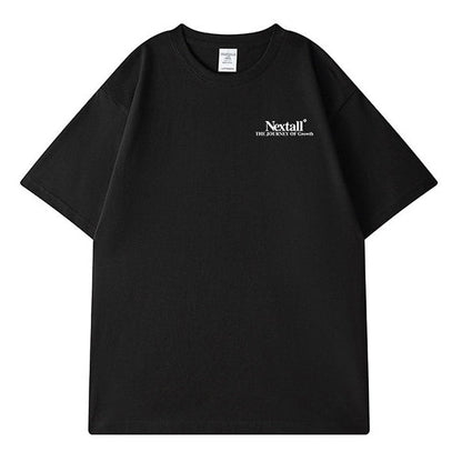 【OUTLET/即納】グラフィックバーティカルラインプリント半袖Tシャツ U2579