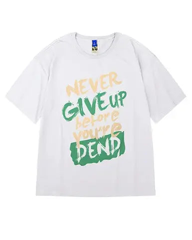 インパクトロゴストリートスタイル半袖Tシャツ U2254