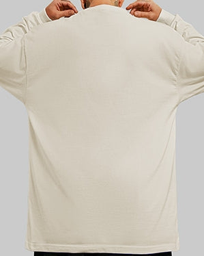 グラフィックキャップアイコン長袖Tシャツ U2370