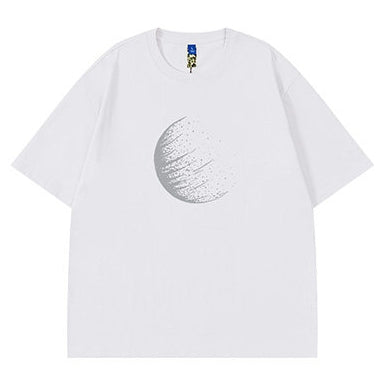 【OUTLET/即納】アブストラクトサークル半袖Tシャツ U2534