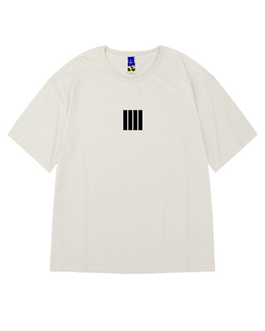 【OUTLET/即納】ミニマルラインモチーフ半袖Tシャツ U2119